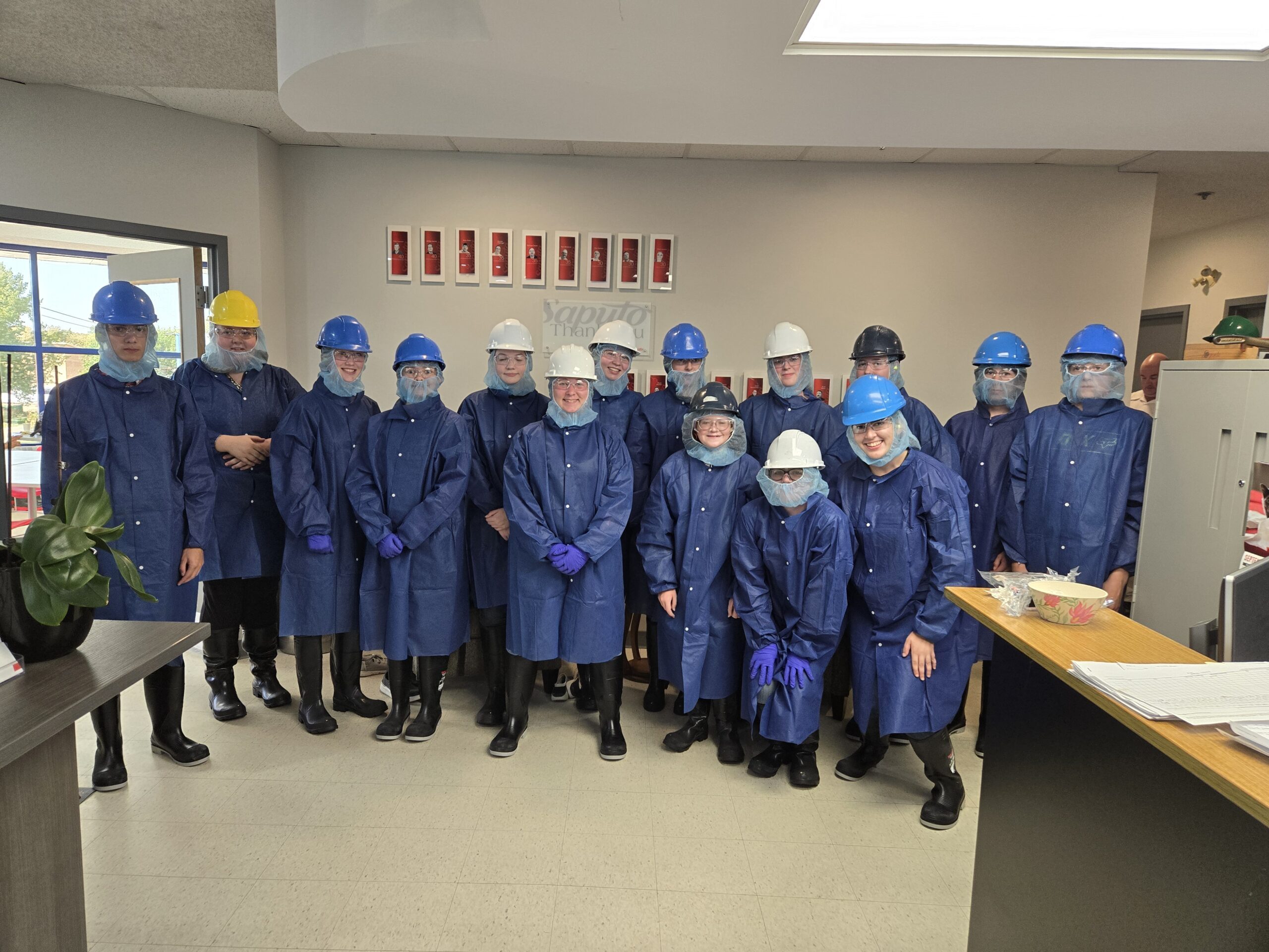 Agri Career Quest participants visit Maloryn Farms near Minnedosa.