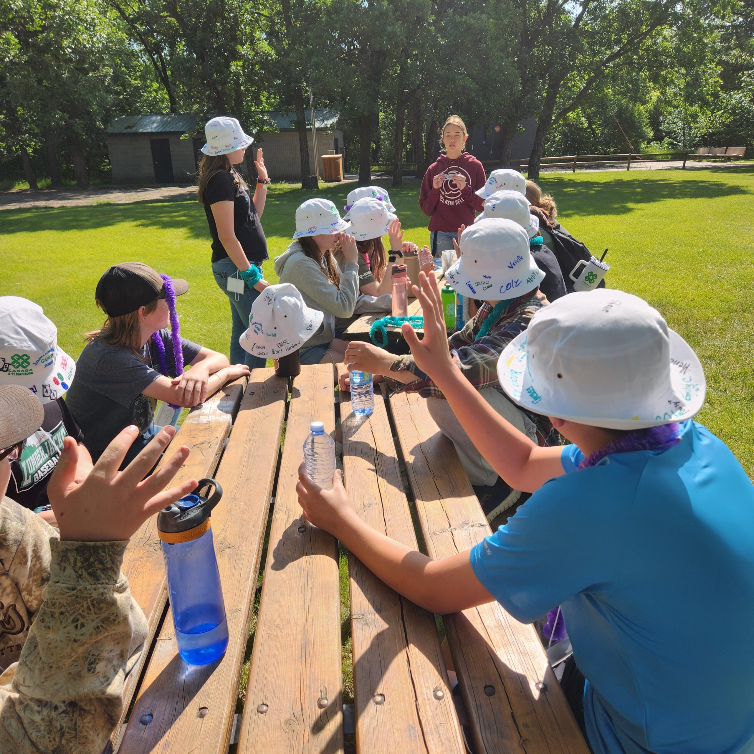 Agri Career Quest participants visit Maloryn Farms near Minnedosa.