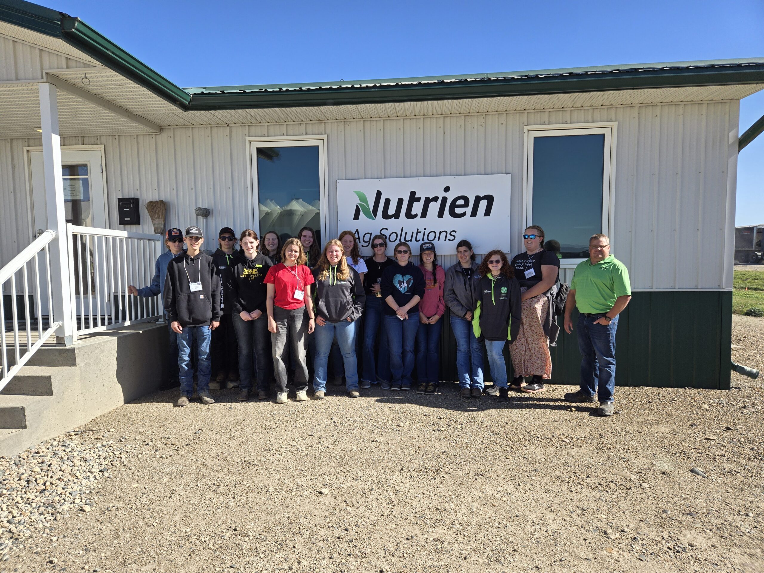 Agri Career Quest participants visit Maloryn Farms near Minnedosa.