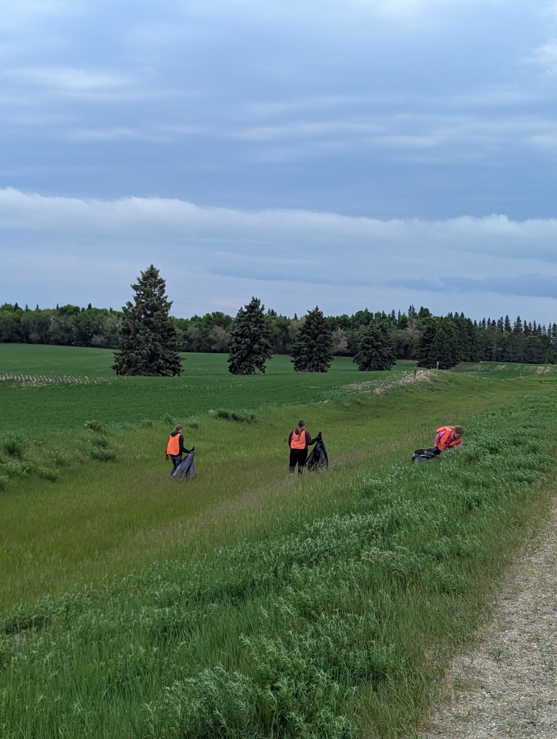 Agri Career Quest participants visit Maloryn Farms near Minnedosa.