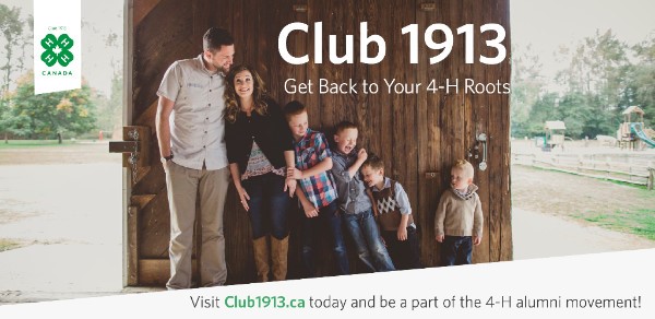Club 1913 - get back to your 4-H roots