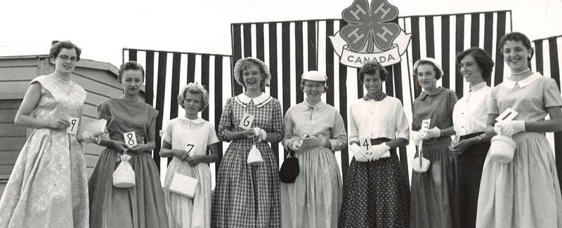 Vintage 4-H club photo