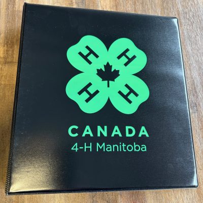 4-H Manitoba Chandler Ring Binder with Pockets - NEW!